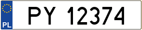 Truck License Plate